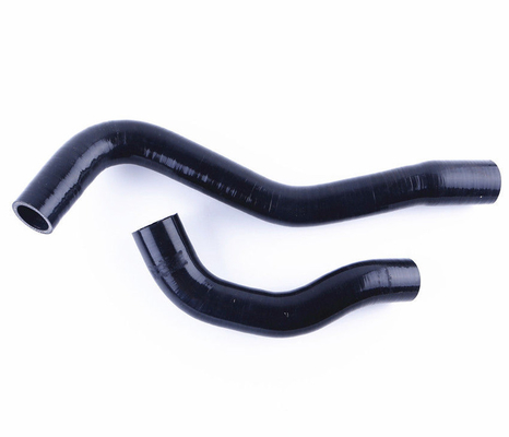silicone &amp;amp; Black Nylon Silicone Radiator Coolant Hose Tubing For 1961-1962 STARFIRE 60-65 CADILLAC V8