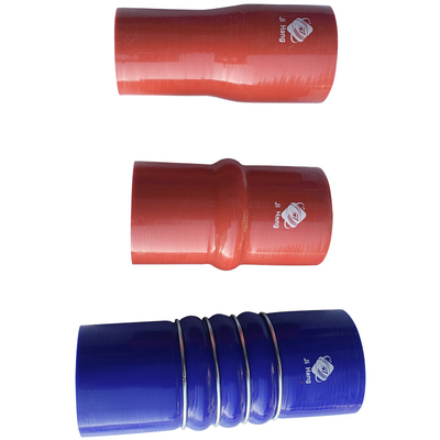 High temperature resistance silicone corrugated hose universal high grade inter turbo cooler silicone bump pipe