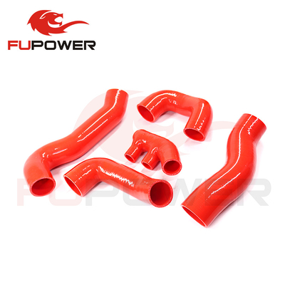High Quality Twin Silica Gel Turbo Intercooler Kit With Silicone Charge Hose For Porsche 911 996 997 TT GT2 2001-09