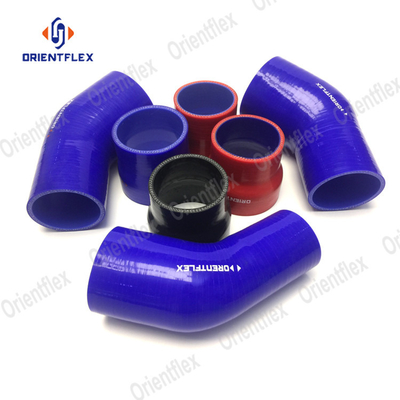 Silicone+Polyester/Aramid/Fiberglass 4 To 3 Automotive Car Truck Silicone Intercooler Turbo Reducer Hose Tube For Auto