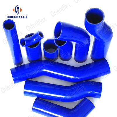 Silicone+Polyester/Aramid/Fiberglass OEM 5320-1303026 Kamaz Blue Orange Auto Silicone Rubber Intercooler Hose For Russian Truck